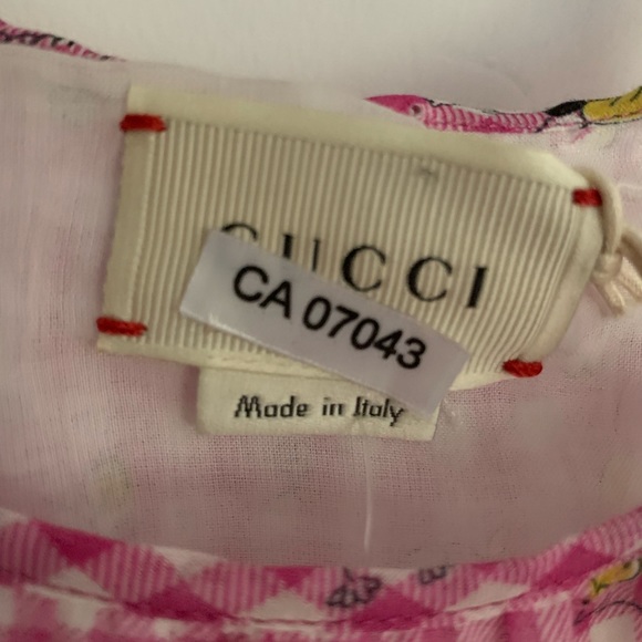 Gucci butterfly little girls summer dress New with Tags size 4 comes with hanger - Picture 7 of 12